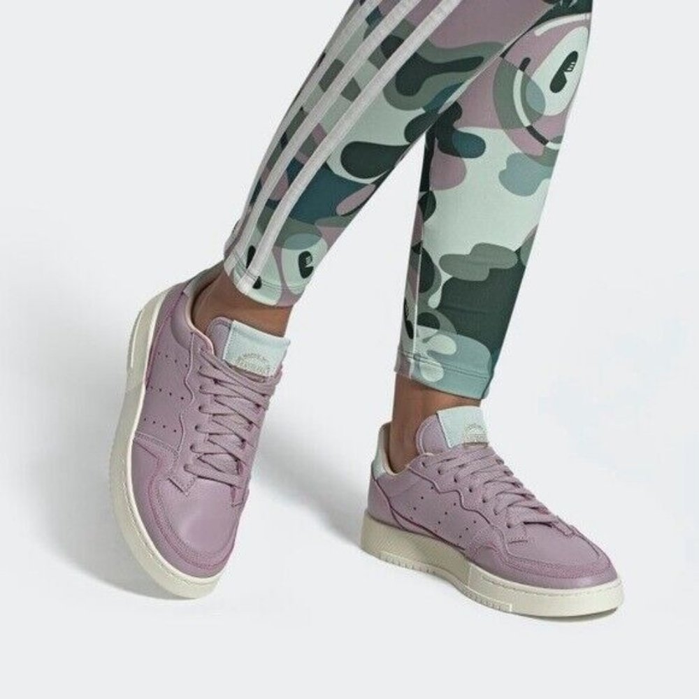 Adidas Sneakers Supercourt sz 8.5 Lavender Lilac Leather